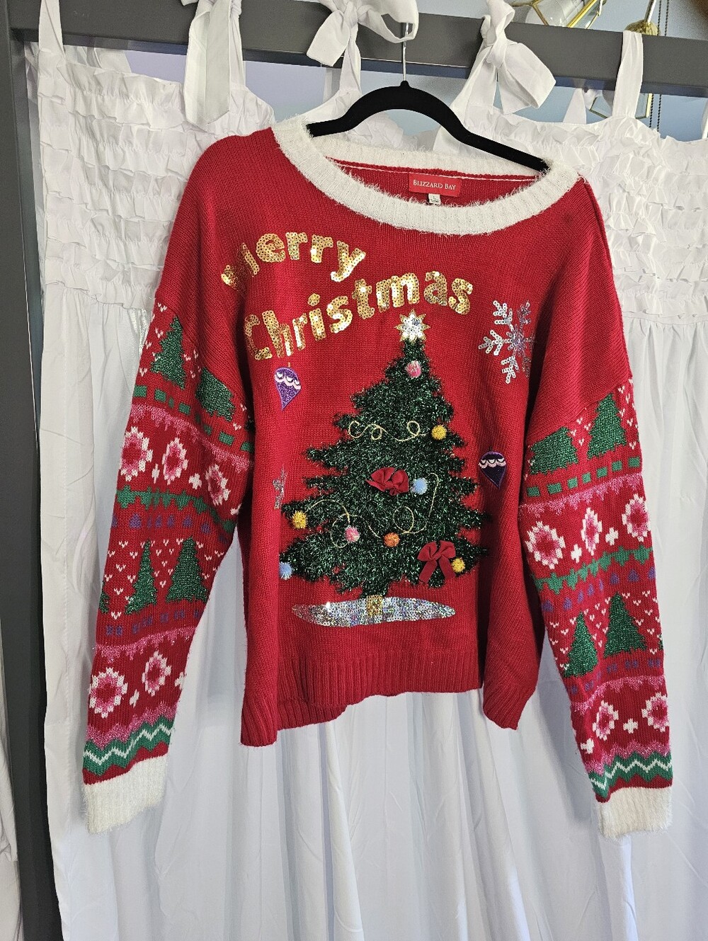 Red Christmas Holiday Sweater